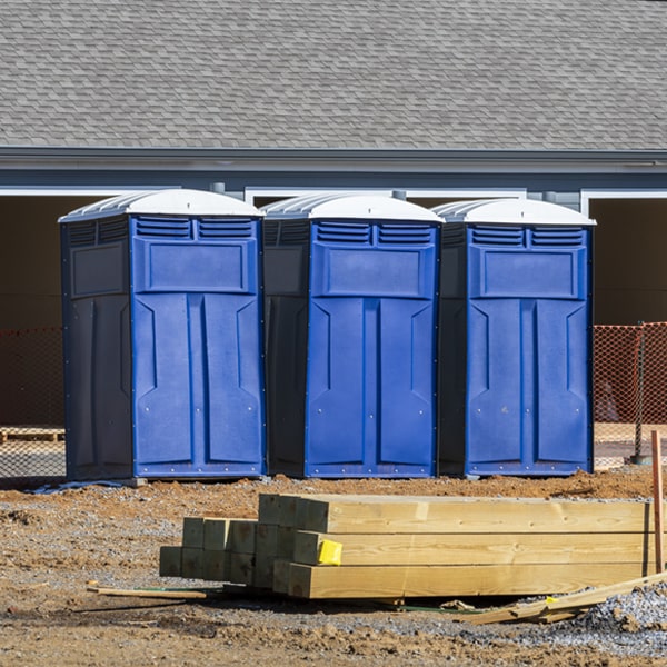 what is the maximum capacity for a single porta potty in New Carlisle OH